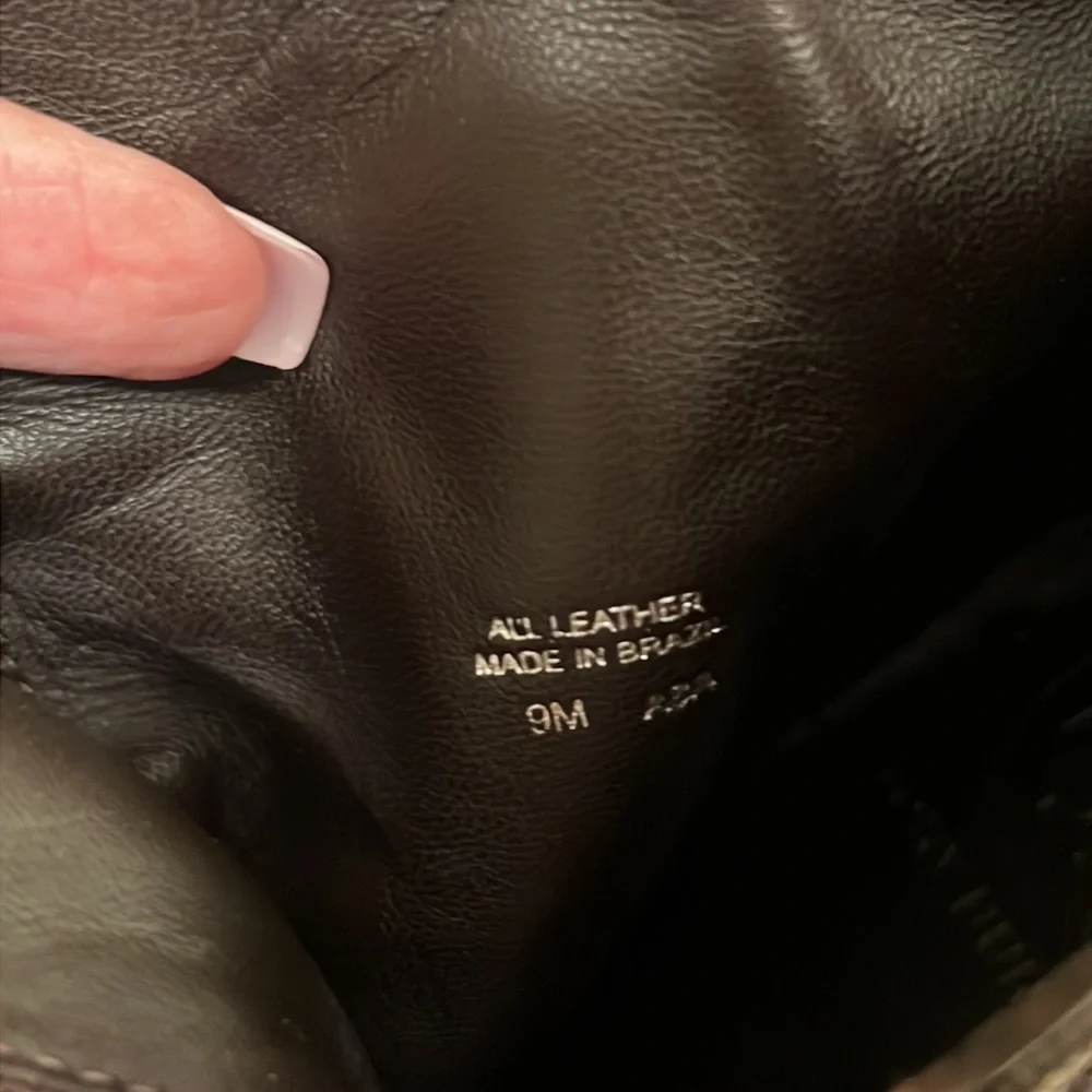 Tory Burch Barrick brown leather platform ankle boots - Picture 6 of 8